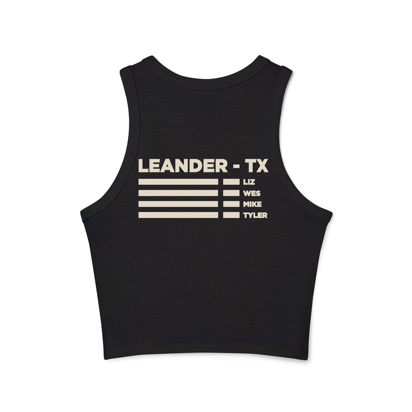 GMCF TTG Black Women's Micro Rib Racer Tank Top