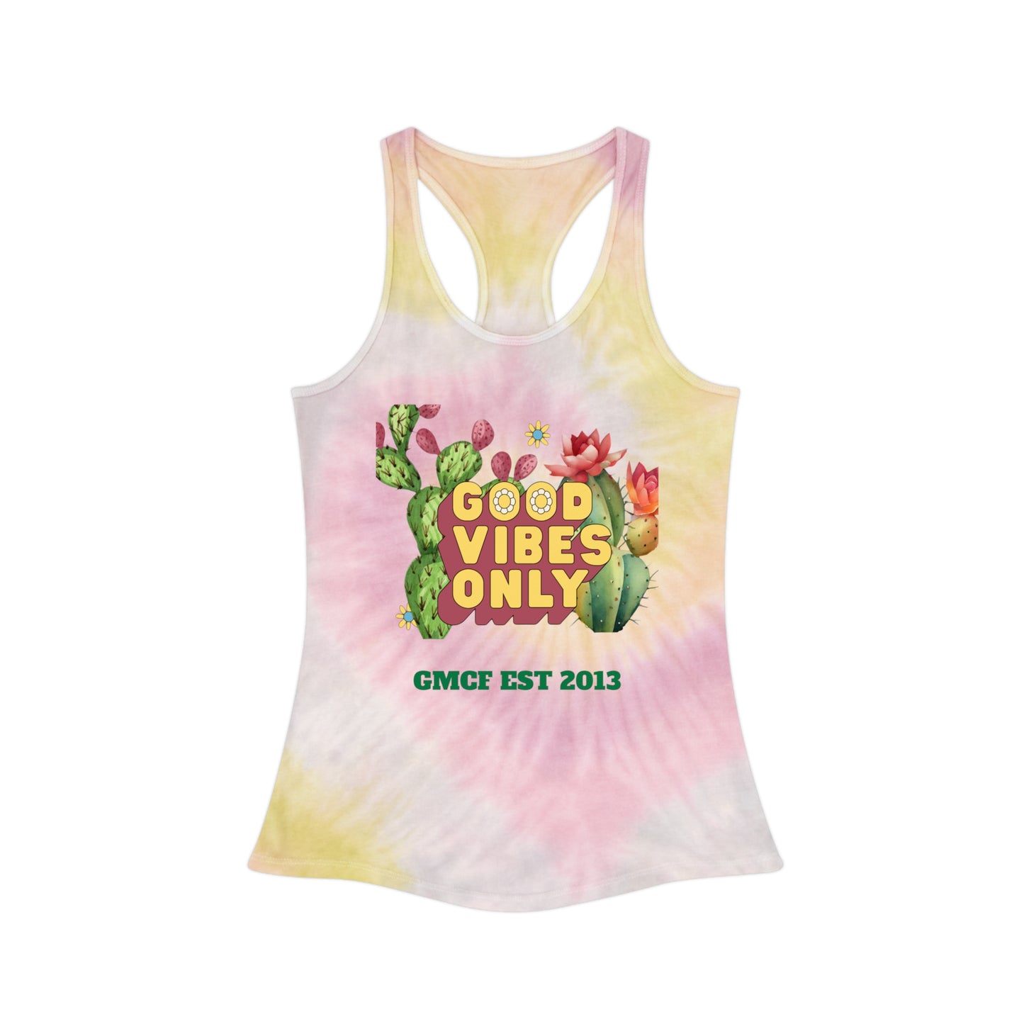 GMCF Tie Dye Racerback Tank Top