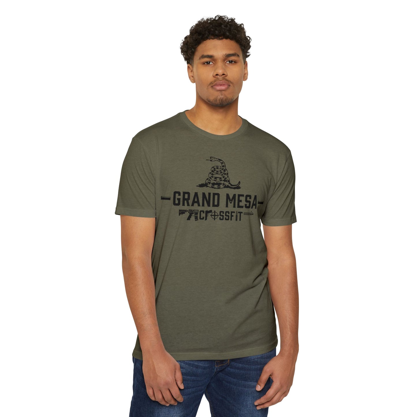 GMCF TTG Military Green Unisex CVC Jersey T-shirt