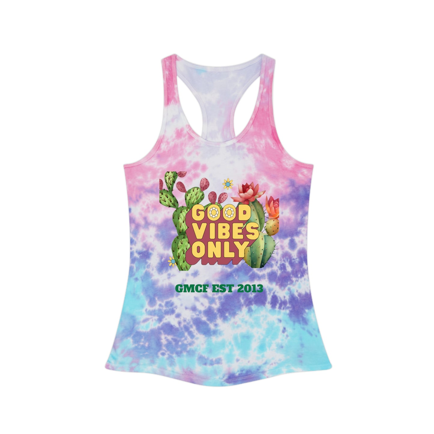 GMCF Tie Dye Racerback Tank Top