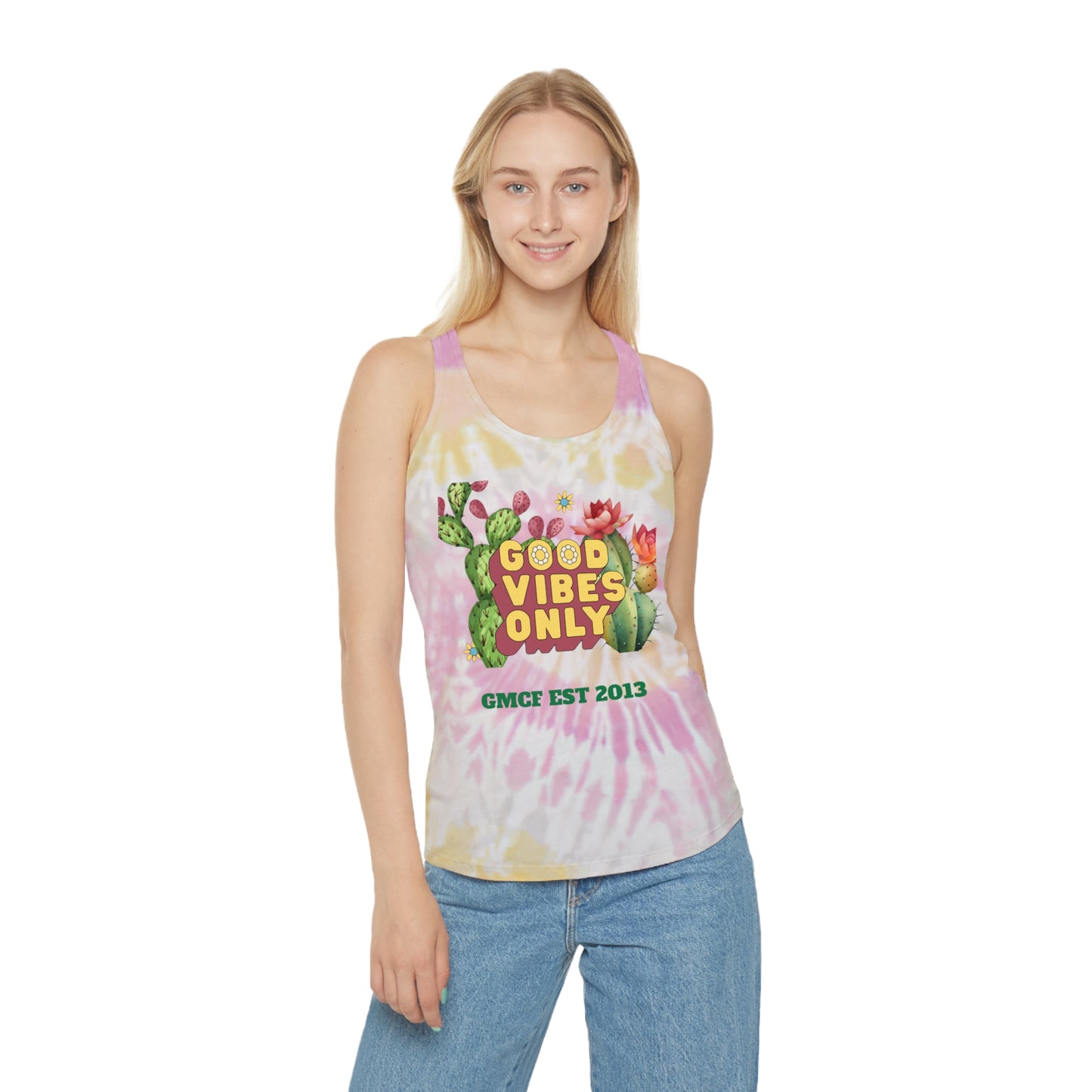 GMCF Tie Dye Racerback Tank Top