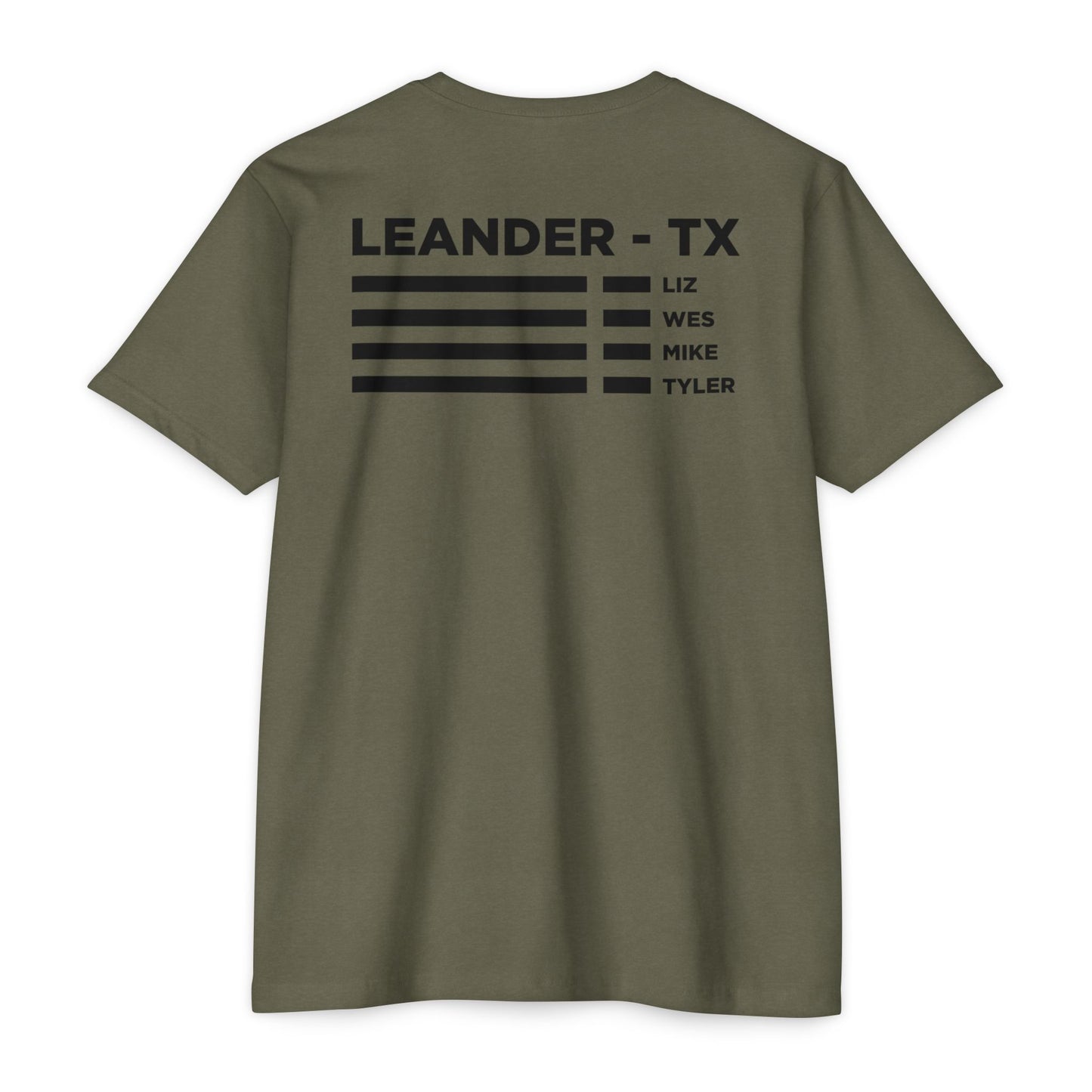 GMCF TTG Military Green Unisex CVC Jersey T-shirt
