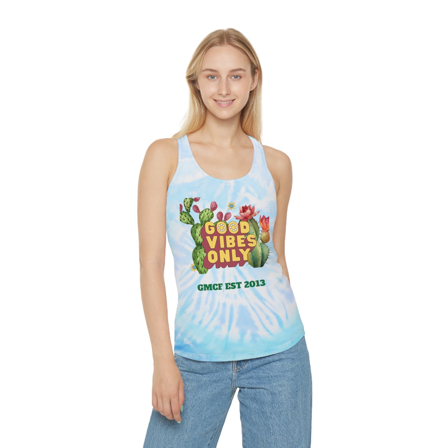 GMCF Tie Dye Racerback Tank Top