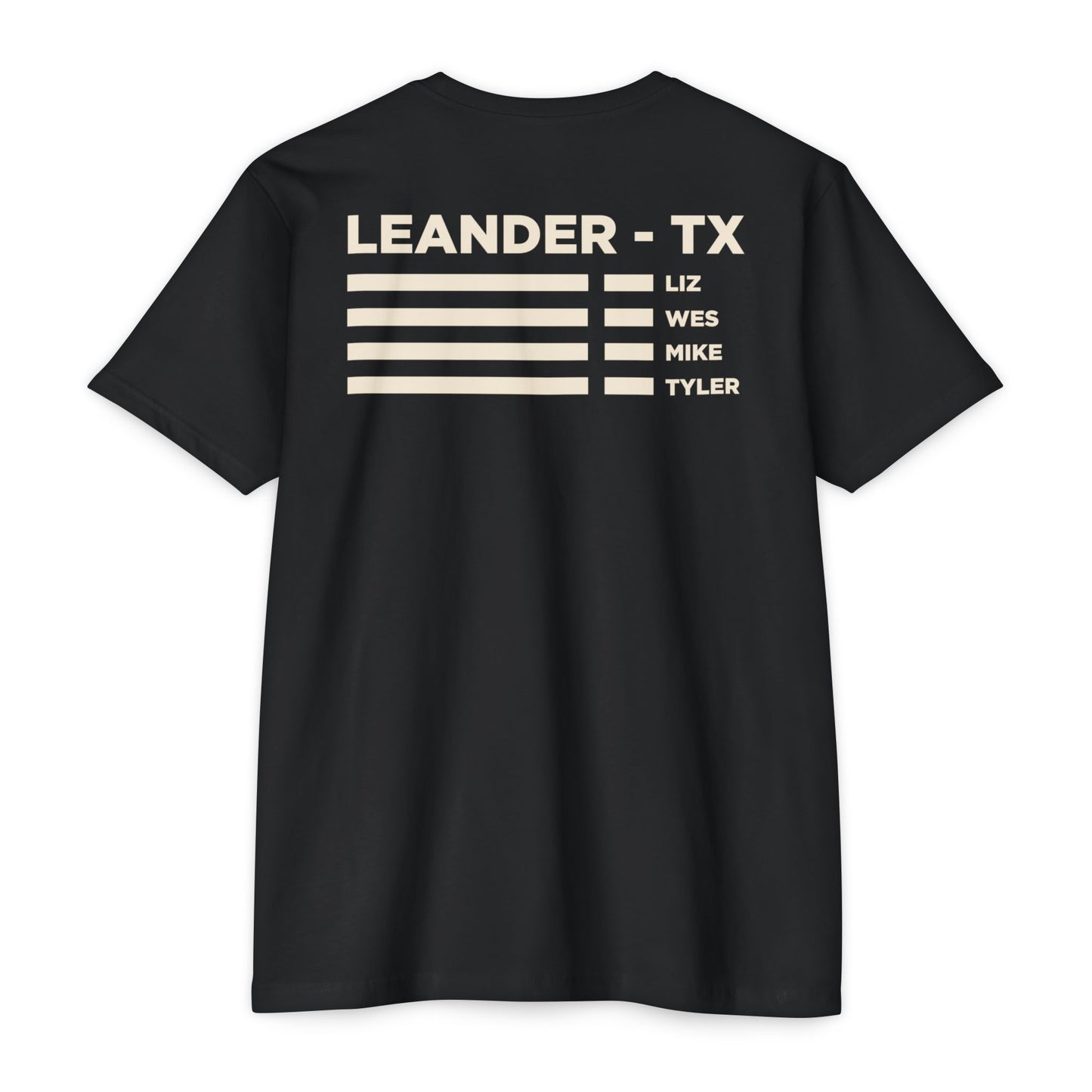 GMCF TTG Black Unisex CVC Jersey T-shirt